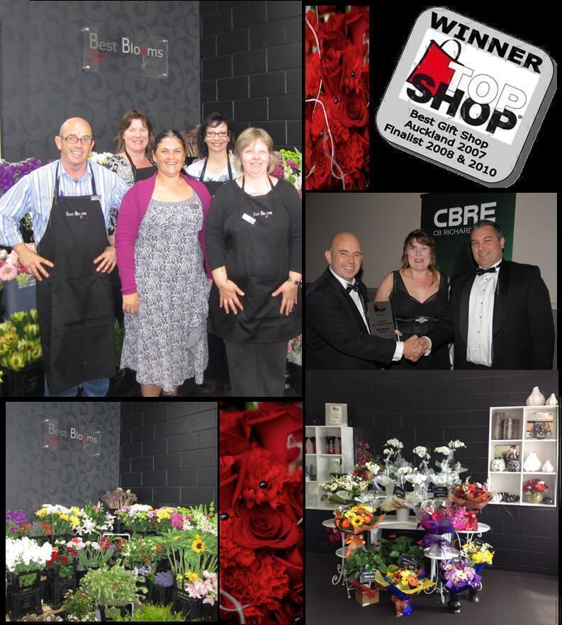 Pictures of our flower shop in Auckland and our team of professional florists.
